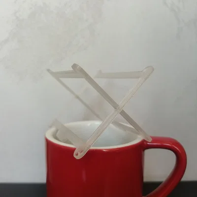 Giá đỡ túi lọc cà phê (Drip Coffee Bag Holder) in 3D tiện lợi