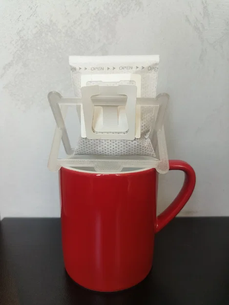 Giá đỡ túi lọc cà phê (Drip Coffee Bag Holder) in 3D tiện lợi - Image 6