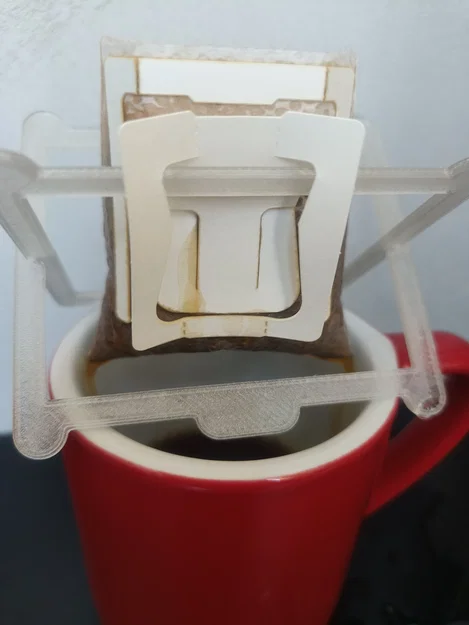 Giá đỡ túi lọc cà phê (Drip Coffee Bag Holder) in 3D tiện lợi - Image 7
