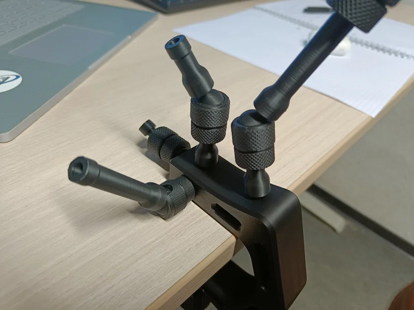 Kẹp bàn đa năng 3D cho cánh tay khớp nối (Articulated Arm) - Image 1