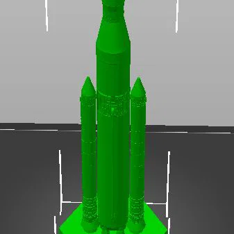 Mô hình tên lửa NASA Space Launch System (SLS) dành cho lớp học