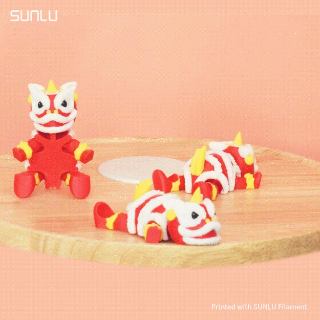 Flexi Lion Dance Phone Stand_SUNLU – Giá đỡ điện thoại múa lân dẻo - Image 1