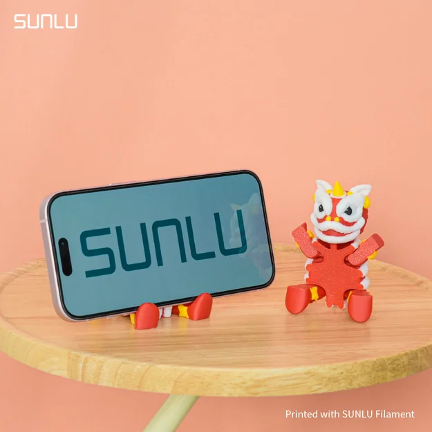 Flexi Lion Dance Phone Stand_SUNLU – Giá đỡ điện thoại múa lân dẻo - Image 8