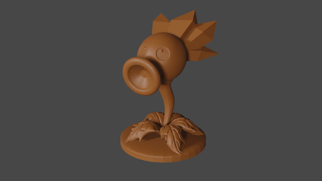 Mini DnD Snow Pea Peashooter (Plants vs Zombies) để bàn - Image 1