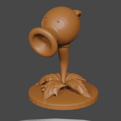 Mini Peashooter (cảm hứng Plants vs Zombies) cho tabletop DnD