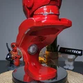 Mô hình tượng bán thân Iron Man tự lắp đèn LED cực chất - Thumbnail 6
