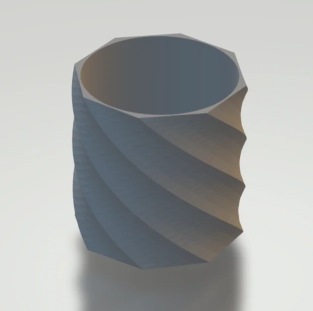 Chậu cây xoắn ốc decor đẹp mắt - File in 3D chất lượng - Image 1