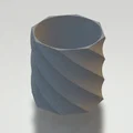 Chậu cây xoắn ốc decor đẹp mắt - File in 3D chất lượng - Thumbnail 1