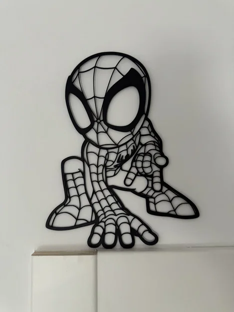 Mô hình trang trí tường Spider-Man 3D ấn tượng cho không gian sống - Image 1
