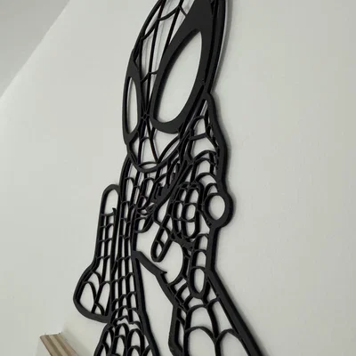 Mô hình trang trí tường Spider-Man 3D ấn tượng cho không gian sống