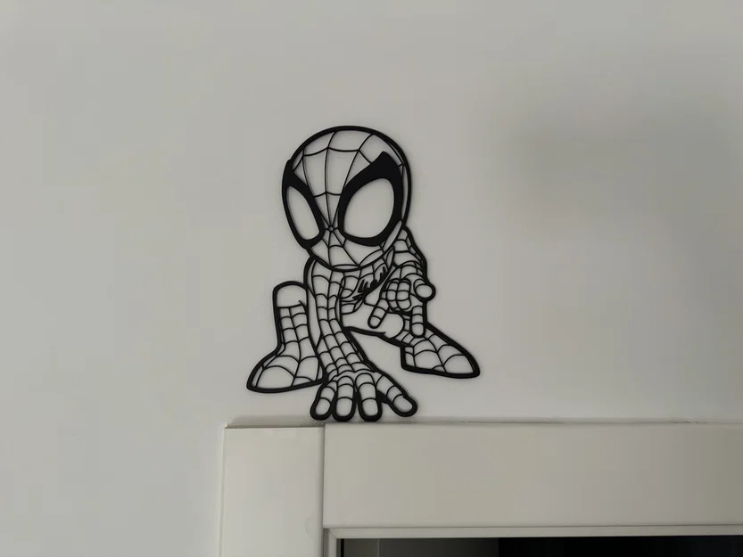 Mô hình trang trí tường Spider-Man 3D ấn tượng cho không gian sống - Image 3