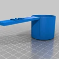 Muỗng Đong 1/4 Cup Tiện Dụng Cho Nhà Bếp - Mô Hình In 3D Đơn Giản - Thumbnail 4