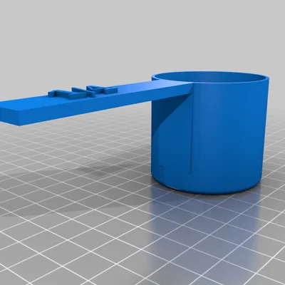 Muỗng Đong 1/4 Cup Tiện Dụng Cho Nhà Bếp - Mô Hình In 3D Đơn Giản