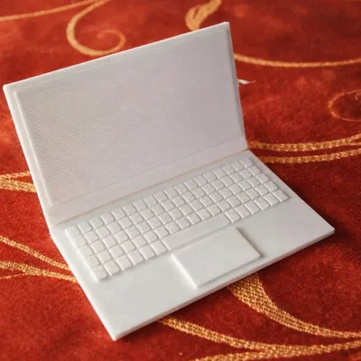 Mô hình Mini Laptop siêu nhỏ trang trí bàn làm việc độc đáo
