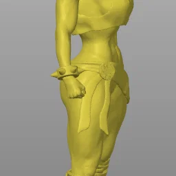 Mô hình 3D Nữ cướp biển đô vật đầy cá tính (Pirate Wrestler)