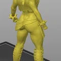 Mô hình 3D Nữ cướp biển đô vật đầy cá tính (Pirate Wrestler) - Thumbnail 3