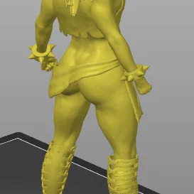 Mô hình 3D Nữ cướp biển đô vật đầy cá tính (Pirate Wrestler)