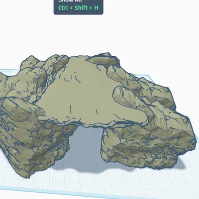 Hang đá in 3D cho tắc kè - Thiết kế tự nhiên, an toàn, dễ in