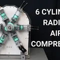 Máy nén khí 6 xi-lanh hướng tâm (đạt áp suất hơn 300 psi) - Thumbnail 2