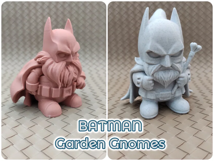 Batman - Tượng Chú Lùn Làm Vườn (Bộ 2 cái) - Image 1