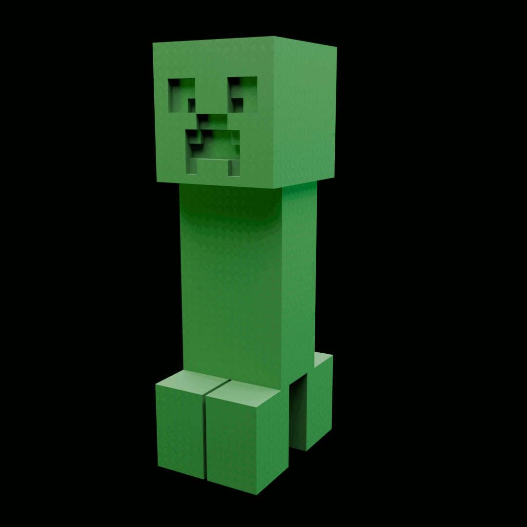 Móc khóa Creeper Minecraft 3D - Phụ kiện độc đáo cho fan - Image 1