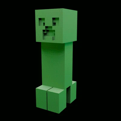 Móc khóa Creeper Minecraft 3D - Phụ kiện độc đáo cho fan
