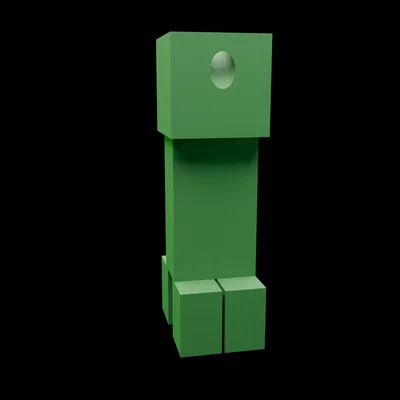 Móc khóa Creeper Minecraft 3D - Phụ kiện độc đáo cho fan