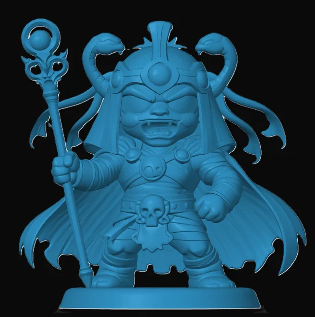 Mô hình Mumm-Ra phiên bản Chibi từ Thundercats cho máy in 3D - Image 1