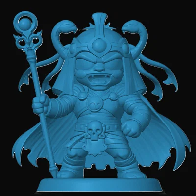 Mô hình Mumm-Ra phiên bản Chibi từ Thundercats cho máy in 3D