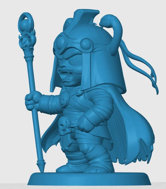 Mô hình Mumm-Ra phiên bản Chibi từ Thundercats cho máy in 3D - Image 2