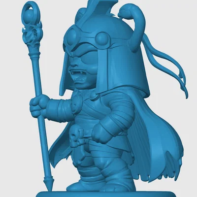 Mô hình Mumm-Ra phiên bản Chibi từ Thundercats cho máy in 3D