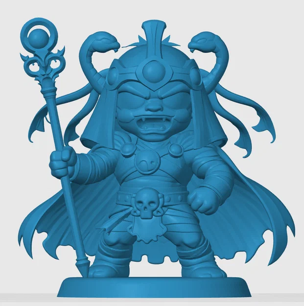 Mô hình Mumm-Ra phiên bản Chibi từ Thundercats cho máy in 3D - Image 3