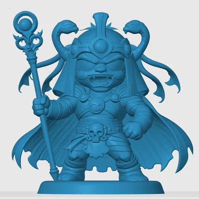 Mô hình Mumm-Ra phiên bản Chibi từ Thundercats cho máy in 3D
