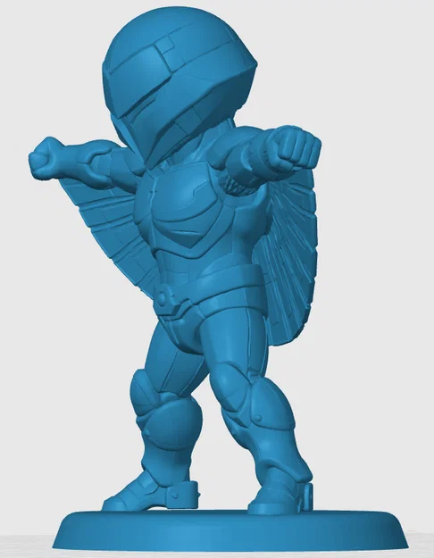 Mô hình 3D Quicksilver từ Silverhawks phiên bản Chibi đáng yêu - Image 2
