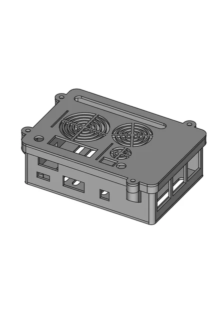 Vỏ case Raspberry Pi 3B+/4B cho Waveshare PoE HAT (Model B/C) - Image 4