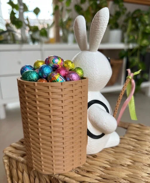 Thỏ Phục sinh - Giỏ đeo lưng đựng trứng hoặc trồng cỏ - Image 3