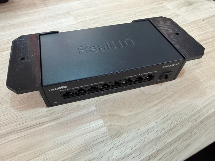 Ngàm gắn switch RealHD SW8-25G-V1 dưới mặt bàn tiện lợi - Image 3