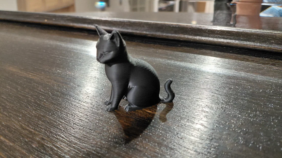 Tượng Mèo Đen Phong Cách Hiện Đại - Image 1