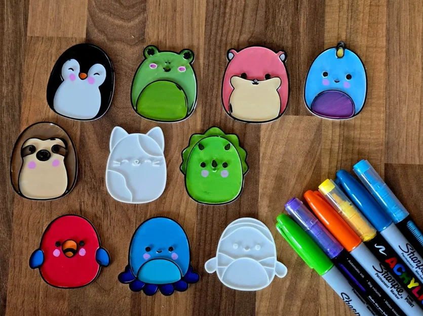 Bộ Squishmallow DIY Tự Tô Màu - Image 1
