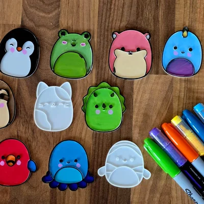 Bộ Squishmallow DIY Tự Tô Màu