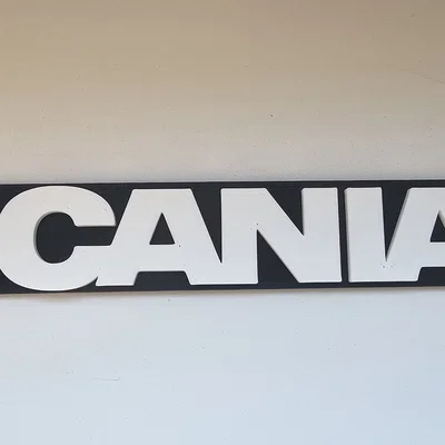 Logo Scania trang trí - Mẫu in 3D đẹp mắt cho fan dòng xe tải