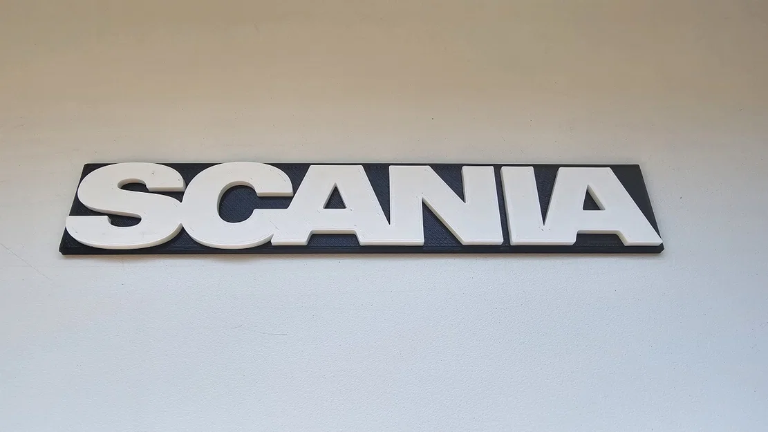 Logo Scania trang trí - Mẫu in 3D đẹp mắt cho fan dòng xe tải - Image 2