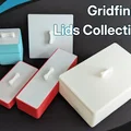 Nắp Đậy Khay Gridfinity Có Tay Cầm Cho Góc Làm Việc Gọn Gàng - Thumbnail 1