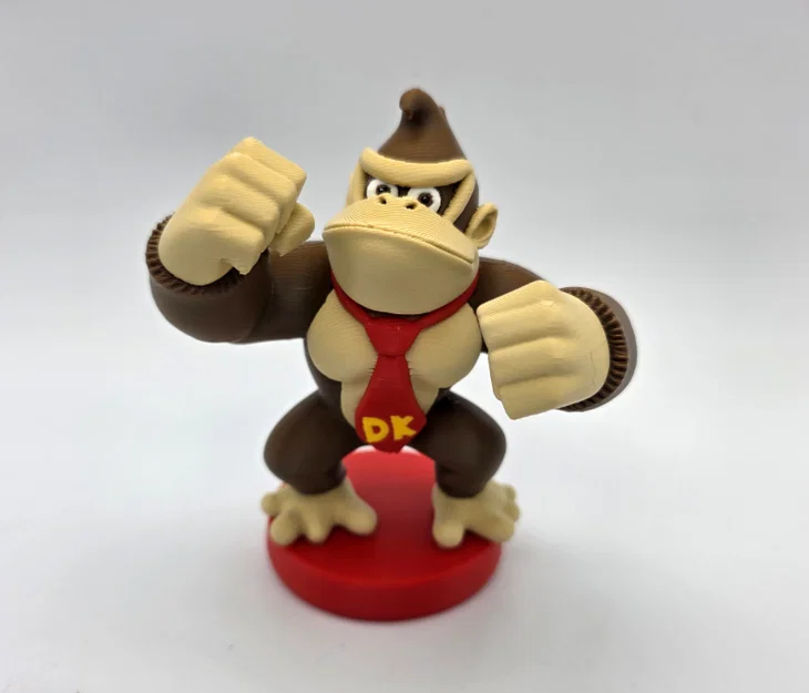 Mô hình Amiibo Donkey Kong 5-6 màu dùng AMS - Image 1