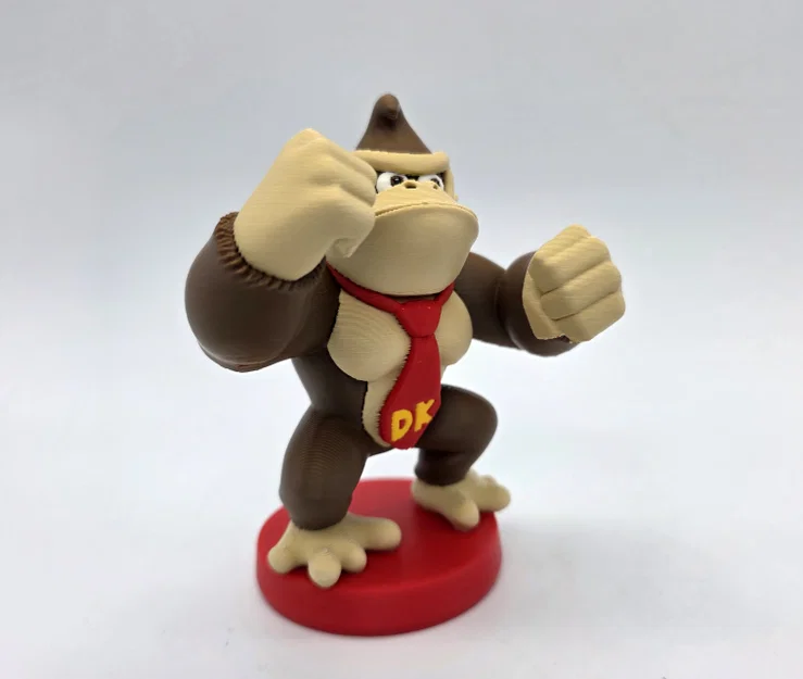 Mô hình Amiibo Donkey Kong 5-6 màu dùng AMS - Image 2