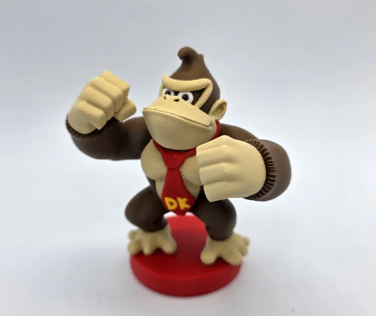 Mô hình Amiibo Donkey Kong 5-6 màu dùng AMS - Image 3