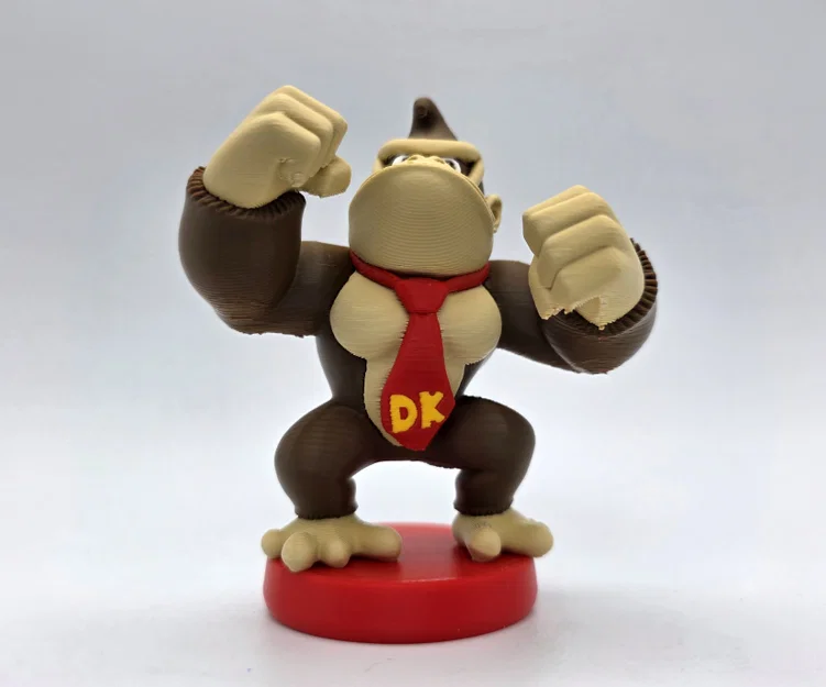 Mô hình Amiibo Donkey Kong 5-6 màu dùng AMS - Image 5