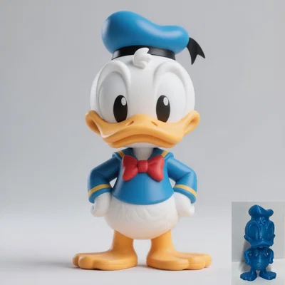 Mô hình chú vịt Donald phiên bản Chibi