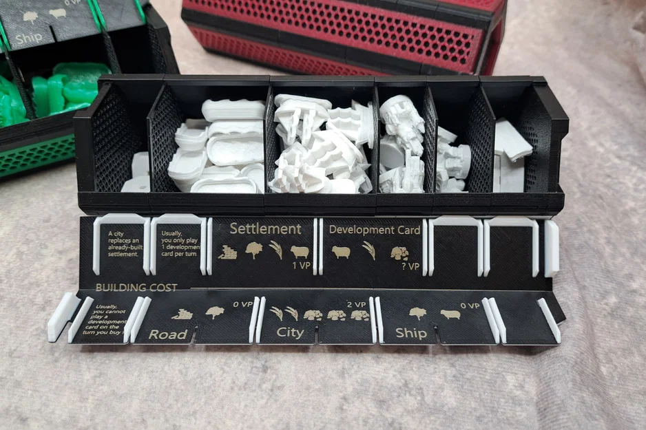 | Catan | Hộp người chơi & thẻ chi phí xây dựng - Image 5