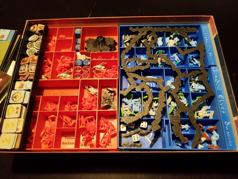 War of the Ring + bản mở rộng + phụ kiện - Thiết lập nhanh (Bản dịch tiếng Anh + không gian cho núi) - Image 1